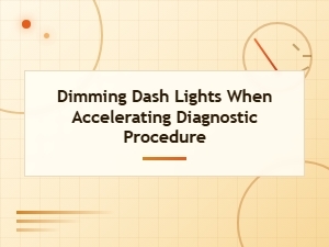 Troubleshooting Dimming Dash Lights During Acceleration