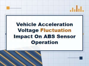 Analyzing the Impact of Voltage Fluctuations on Abs Sensors